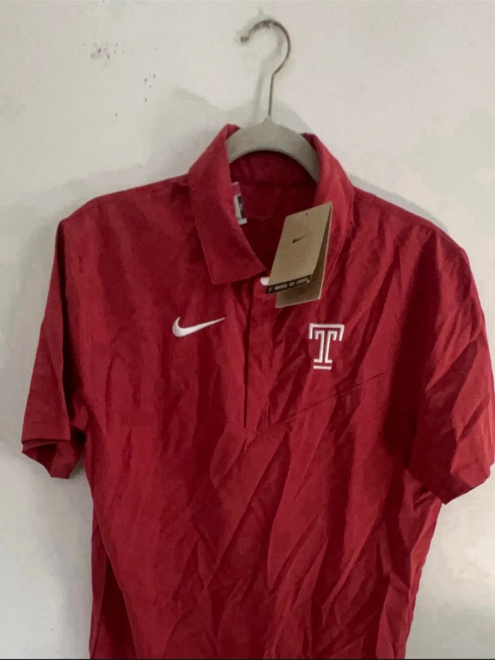 Nike Red Temple 'T' Polo Shirt